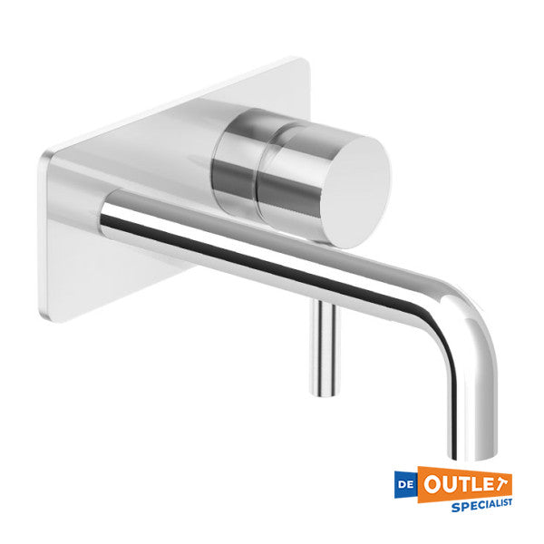 Zucchetti stainless steel wall-mount mixer tab  - ZP6032