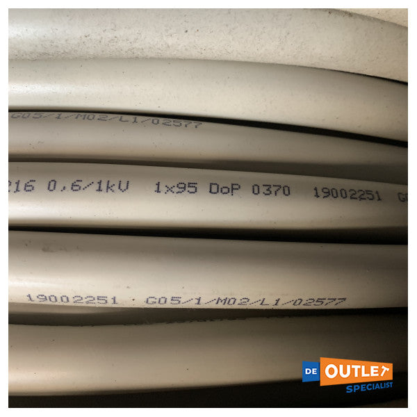 Rol TT Cables 95 mm2 accukabel 220 meter wit - FG16R16-95