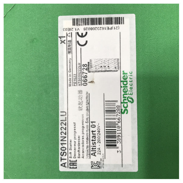 Schneider Electric Altistart SoftStart 22A | 230V | 4 - 5,5 kW - ATS01N222LU - ATS01N222LU