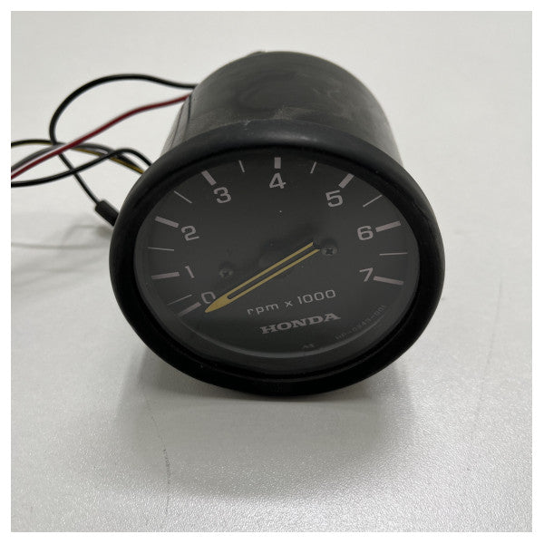 Honda 7000 rpm outboard tachometer display black - 37250-ZV7-913