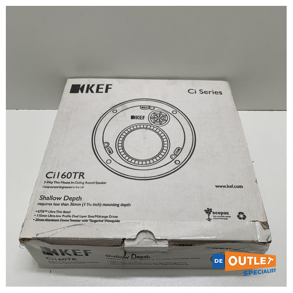 Kef CI 160TR low profile inbouw speaker  - Ci160TR