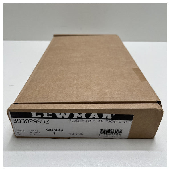 Lewmar Size 0 Mirte patrijspoort zwart 366 x 190 mm - 393029802