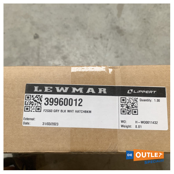 Lewmar Flush Size 60 2G opening hatch 507 x 507 mm - 39960012