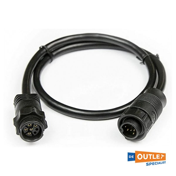 Lowrance 7 to 9 pin transducer converter cable - 000-13313-001