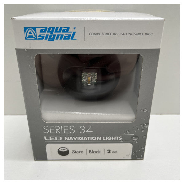 Aqua Signal series 34 LED stern navigation light black 12/24V - 3852001000
