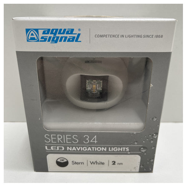 Aqua Signal series 34 LED stern light white 12/24V navigational light - 3852101000