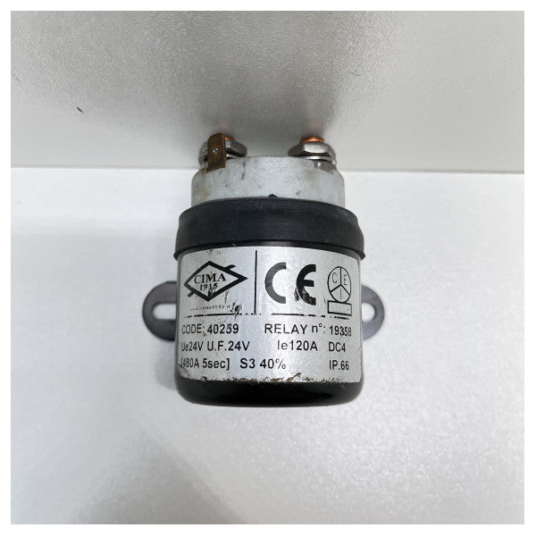 Ηλεκτρομαγνητικό ρελέ μεταγωγής Cima 24V | 120A - 40259