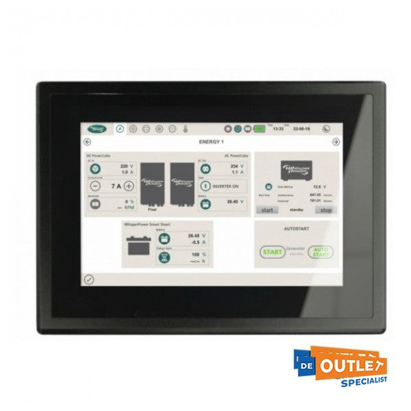 Whisper Power Touchpanel Genverter 5 inch - touchscreen controlepanel