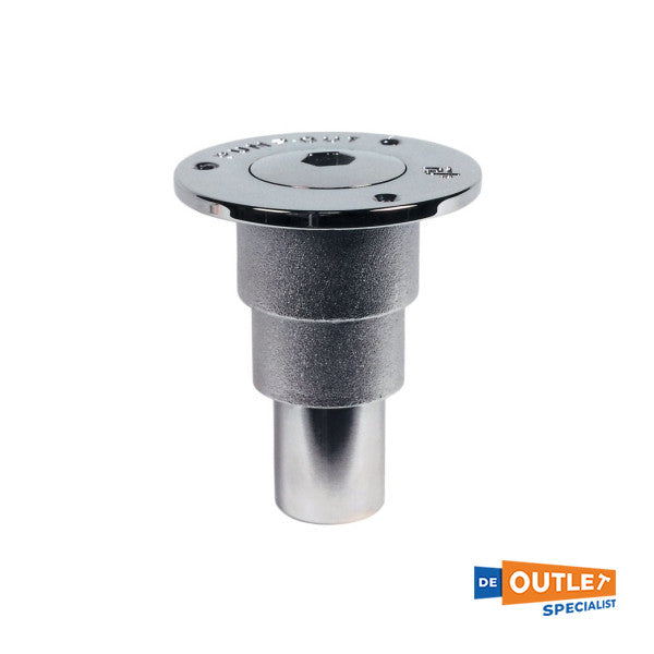 Waste water outlet stainless steel 38 mm