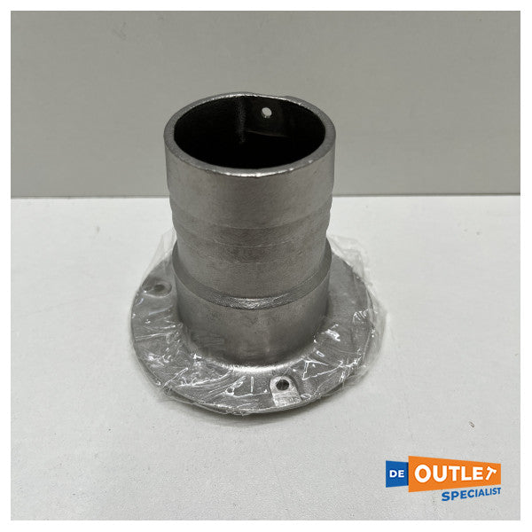Waste water outlet stainless steel 38 mm