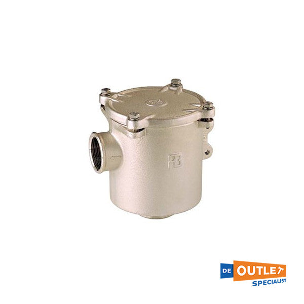 Guidi 1166 Bronze Zeewater Filter 1 1/2 pulzier - 1166 # 220008