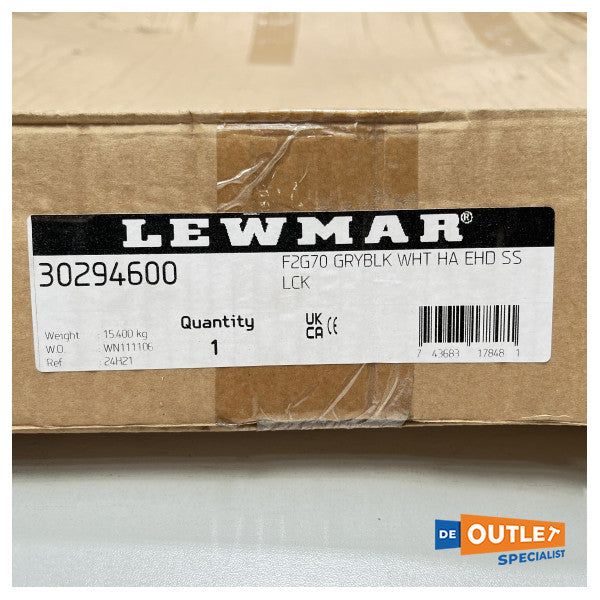 Lewmar flush 2G 70 hatch 697 x 697 mm with stainless steel - 30294600