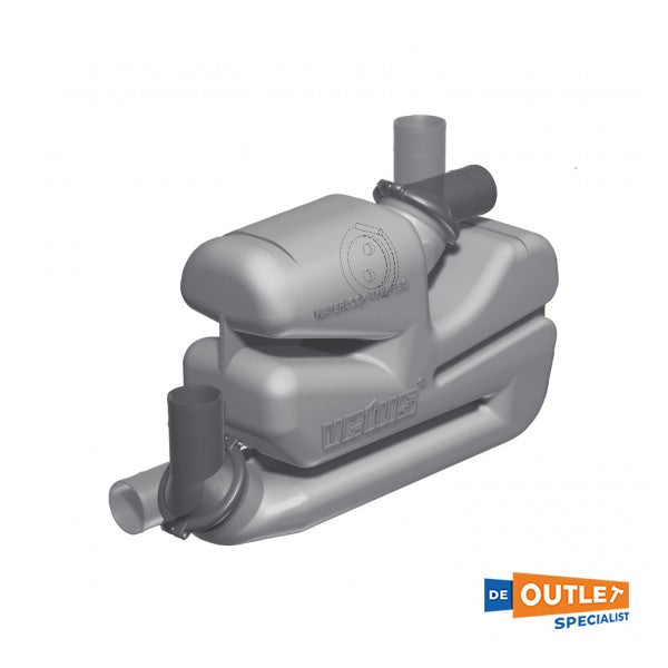 قفل الماء البلاستيكي Vetus LSG90 بلاستيك 90 مم