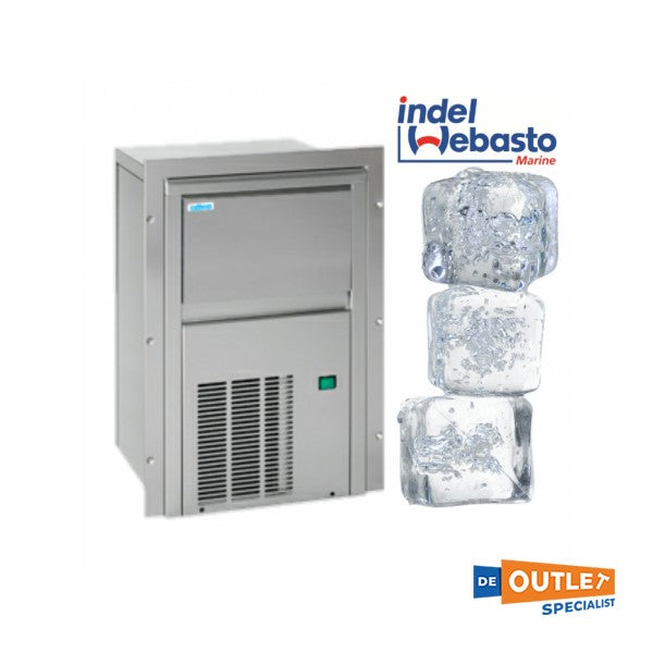 Isotherm 5S21A11A00000 clear ijsmaker RVS inbouw 230V 18 KG/dag
