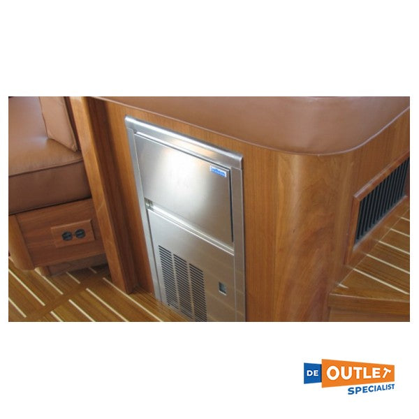 Isotherm 5S21A11A00000 clear ijsmaker RVS inbouw 230V 18 KG/dag