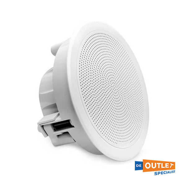 Fusion 6.5 inch waterproof marine speaker flush mount white - FM-F65RW