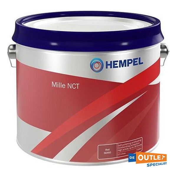 Hempel Mille NCT Antifouling True blue 2.5L - Polyester, hout, gelaagd hout en staal