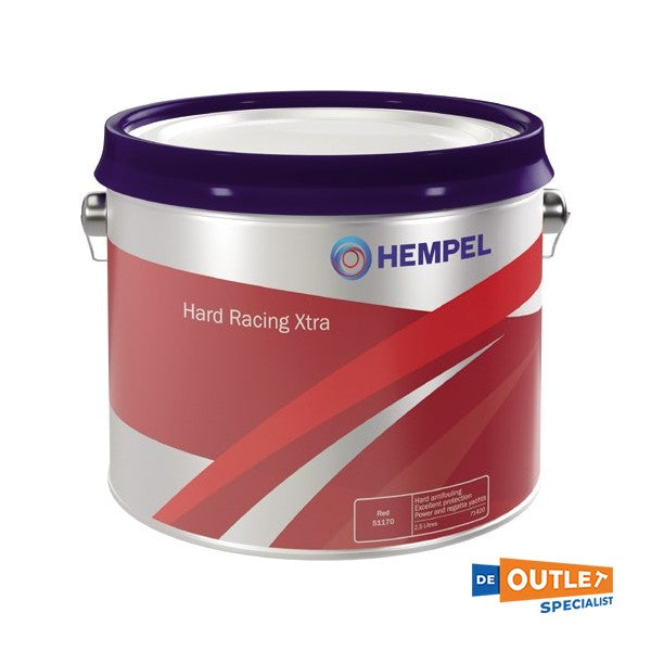 Hempel Hard Racing Antifouling Xtra Red 0,75 l – Polyester, Holz, Schichtholz und Stahl