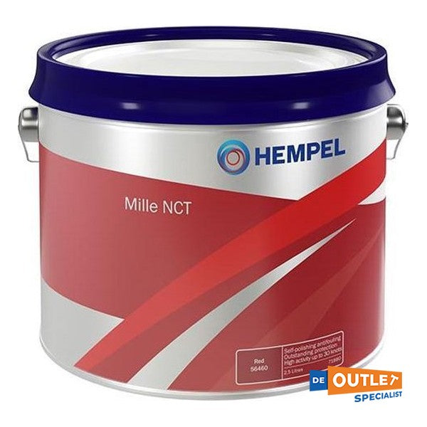 Hempel Mille NCT Antifouling Red 0,75L - Poliester, drvo, laminirano drvo i čelik