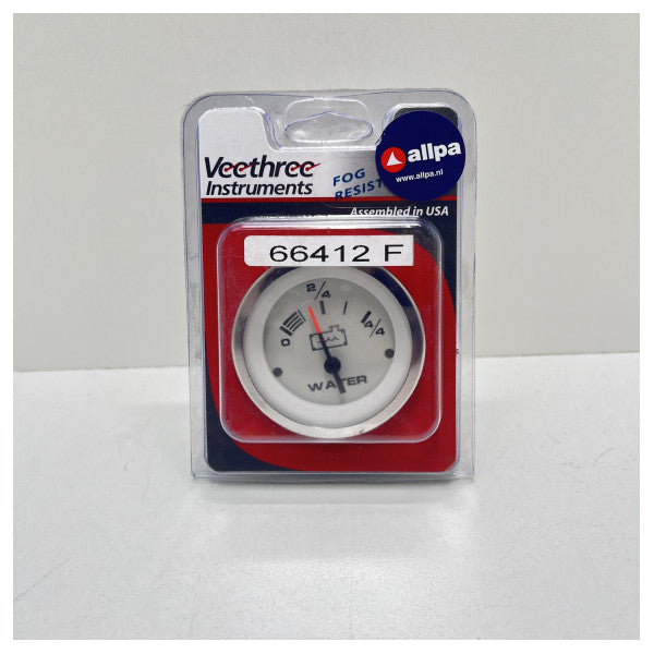 Veethree waterlevel indicator display white - 66412FE