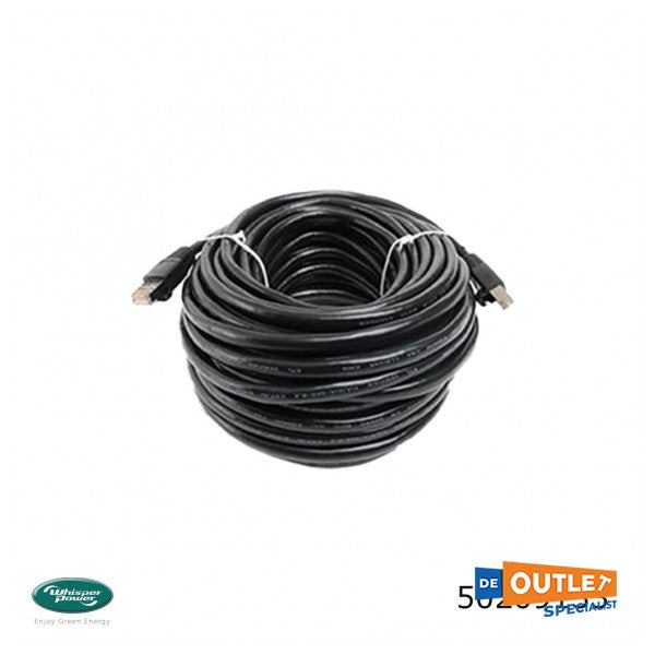 Whisper Power DDC kabel 15 meter zwart - 50209133