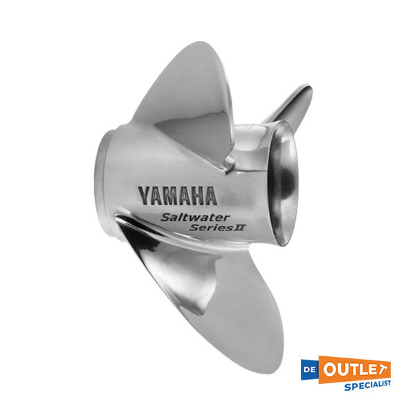 Yamaha 3x15-1/4 x 19-T stainless steel propeller - 6CE-45970-20-00