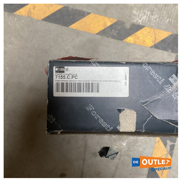 Foresti Suardi TUCANA duvar lambası siyah 12/24V - 7155.C.PC