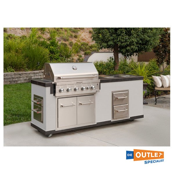 KitchenAid 4-brander RVS gasbarbecue 90 cm 740-0781