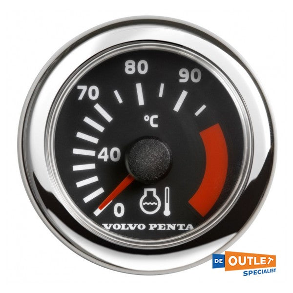 Volvo Penta Thermometer 120C Black 52 mm - 874904