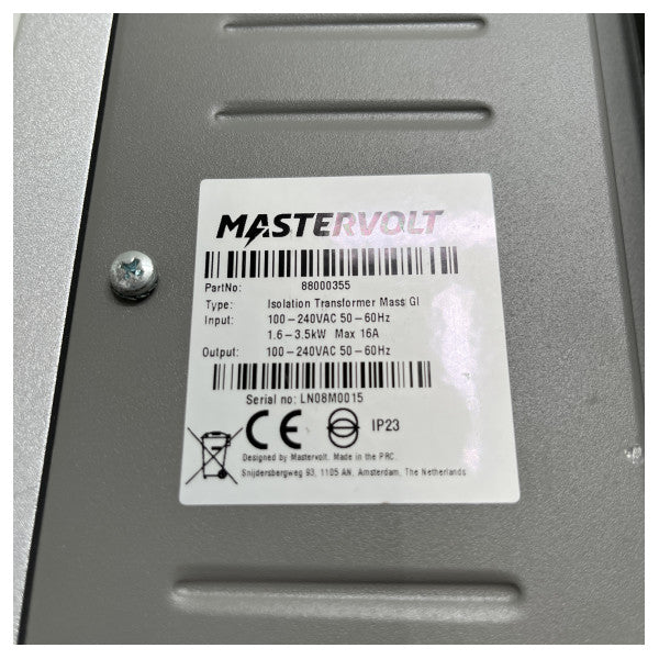 Mastervolt Mass GI 3.5 16A scheidingstransformator - 88000355