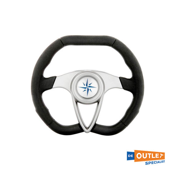 Luisi Barracuda steering wheel 350 mm zwart