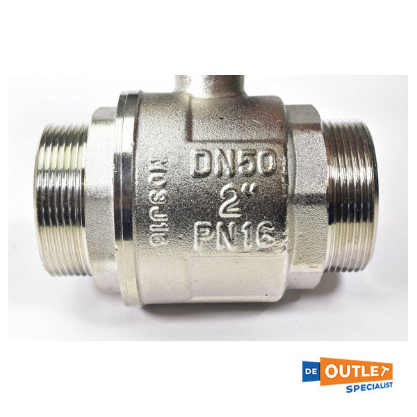 Osculati DN50 CW617N 2 inch ball valve