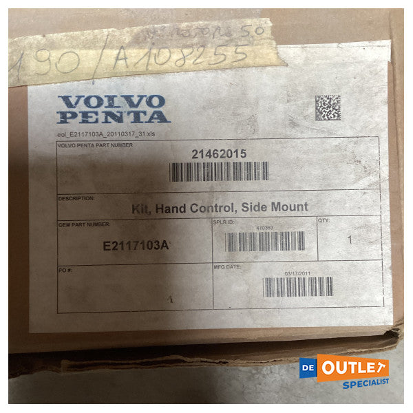 Volvo Penta Kit Hand Control Side Mount - 21462015