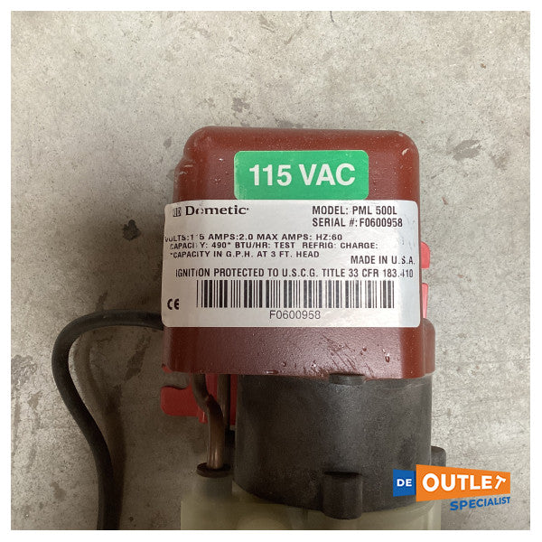 ドメティックPML500Lエアコン海水ポンプ115V/60Hz
