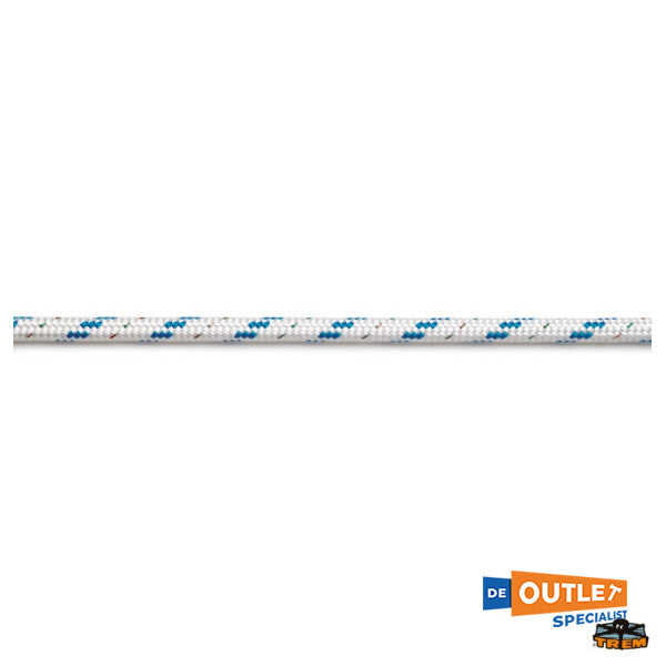 Rol Trem Sidney dubbel gevlochten lijn polyester 14 mm blauw - 80 m