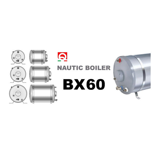 Quick BX60 60L stainless steel boiler 230V with engine heating - FLBX6012S000A00