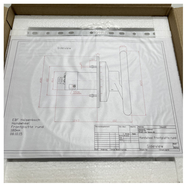 Volante Alphatron AlphaWheel FU 180 mm manuale follow up