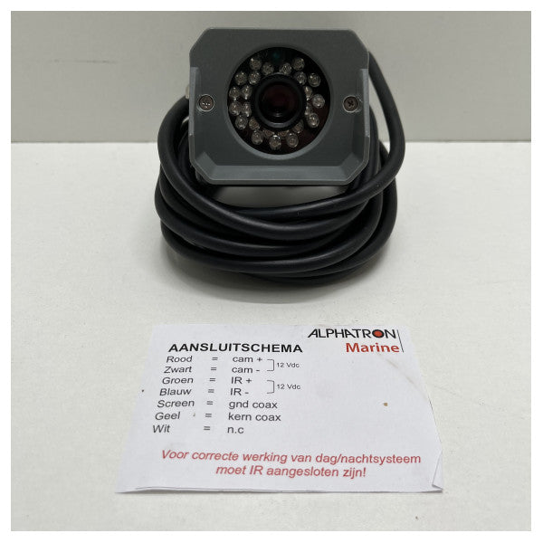 Alphatron AlphaCam mini PU IR 16.0 mm marine proof camera - 3213.0404