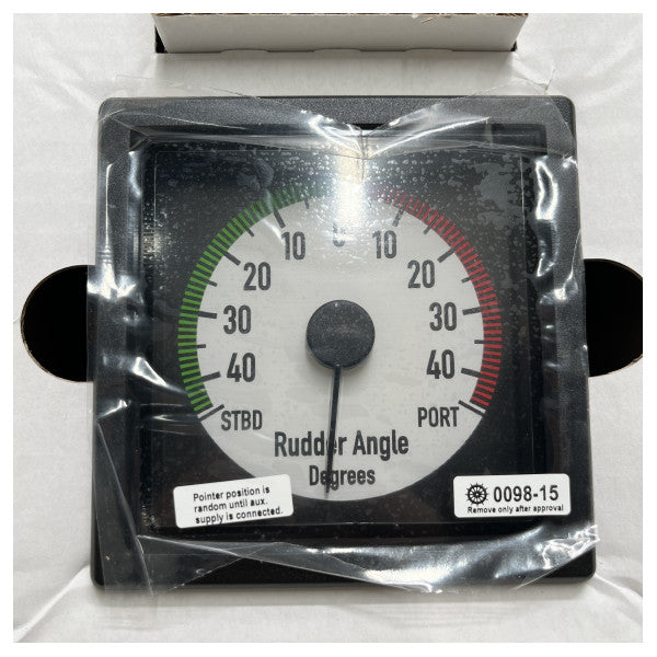 DEIF XL96 Trudder Angle Indicator White 45-0-45