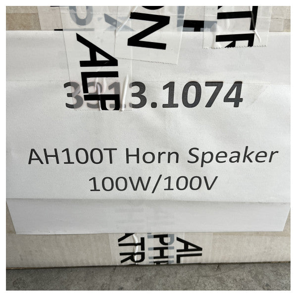 Alphatron Horn Speaker AH100T 100 Watt 100V - 3313.1074
