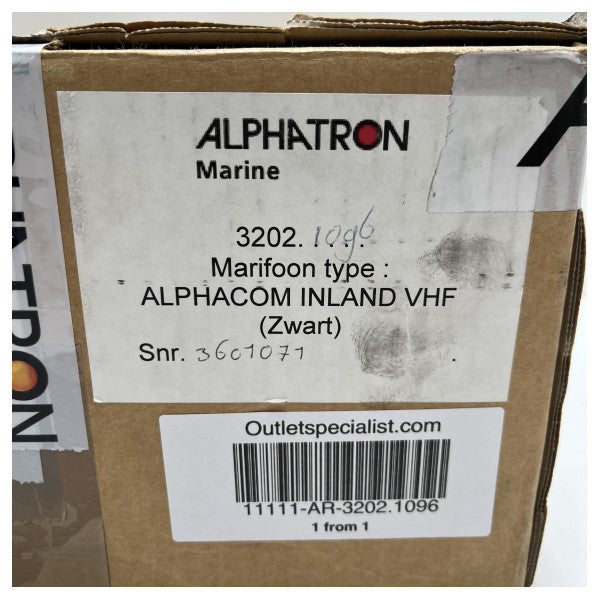 Alphatron AlphaCom Inland Marine VHF MF MK2 black - 3202.1096