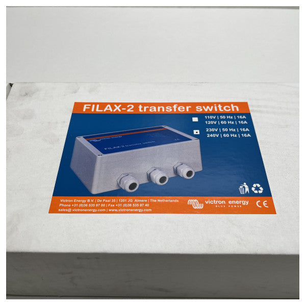 Victron Filax-2 ultra-fast transfer switch 230Vds