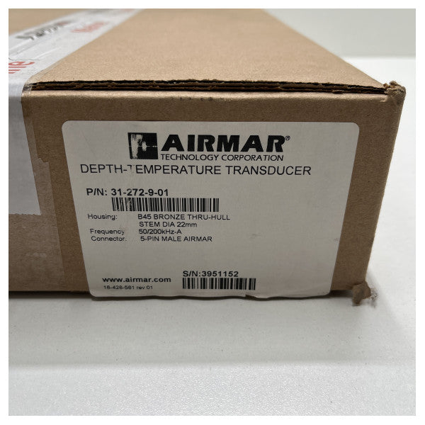 Airmar B45 bronze tru-hull transducer DT 50/200A - 31-272-9-01