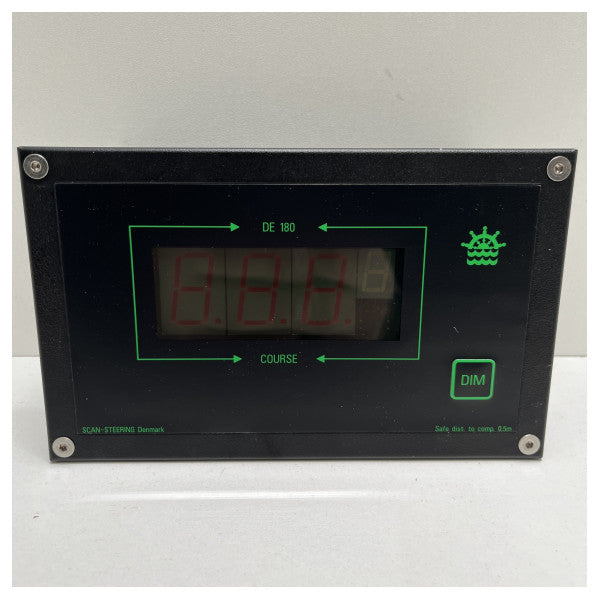 Scannen Sie digitales DE-180 Gyrolenker Repeater Display Schwarz