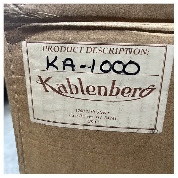 Kahlenberg KA-1000 1.2 hp marine air compressor 276L/min