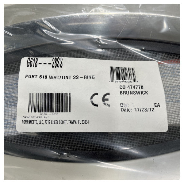 Bomar G618---28SS oblò apribile eclipse in acciaio inox