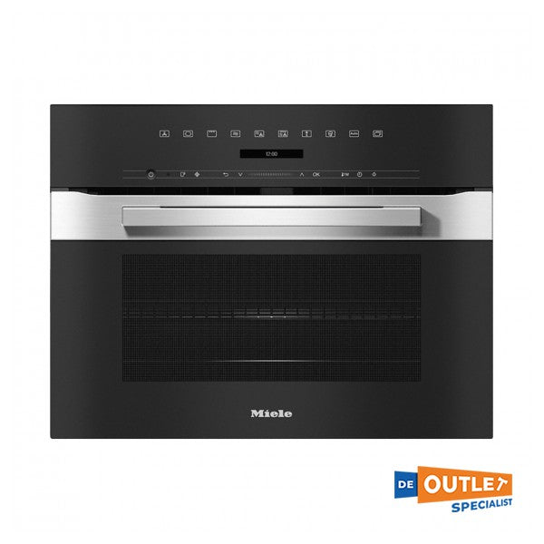 Miele H7240 gecombineerde oven met magnetron inbouw zwart 45 cm