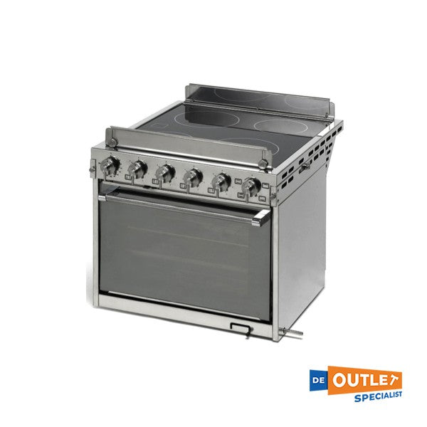 Techimpex Horizon 4 4-burner electric cooker oven / Grill