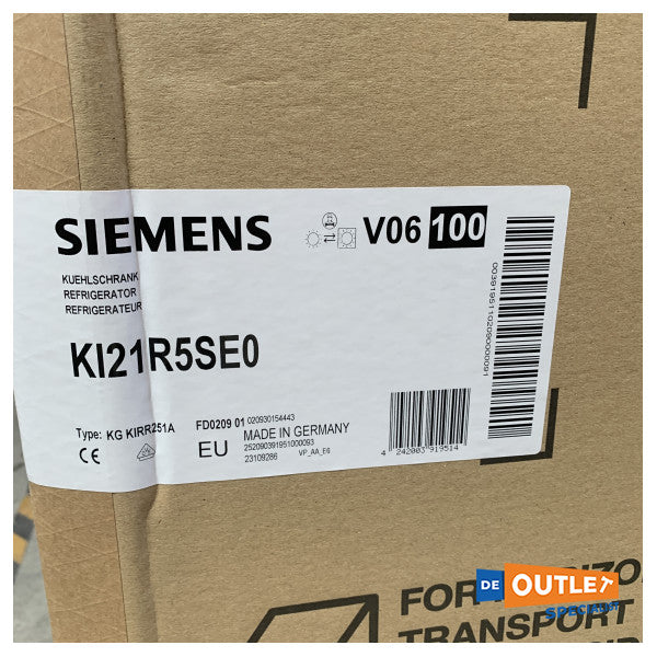 Siemens KI21R5SEO inbouwkoelkast 88 cm 136 liter IQ100 serie - KI21R5SEO