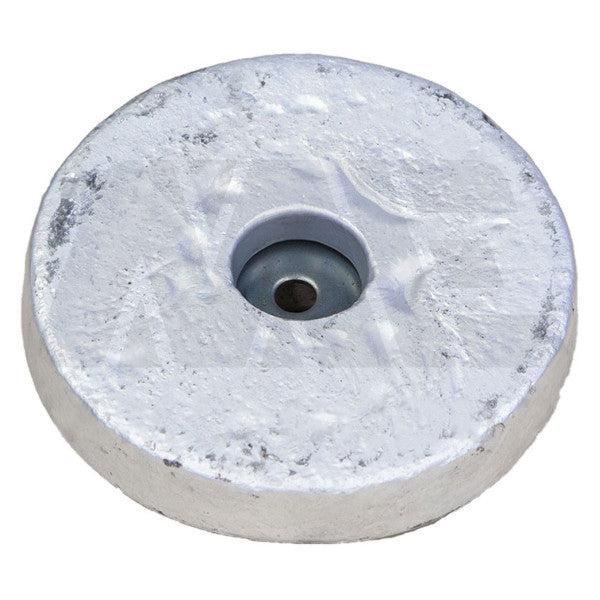 Aluminium bolt-on disc anode ∅160x25mm - M12AB
